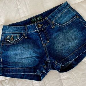 Anchor Blue Denim Shorts Size 7